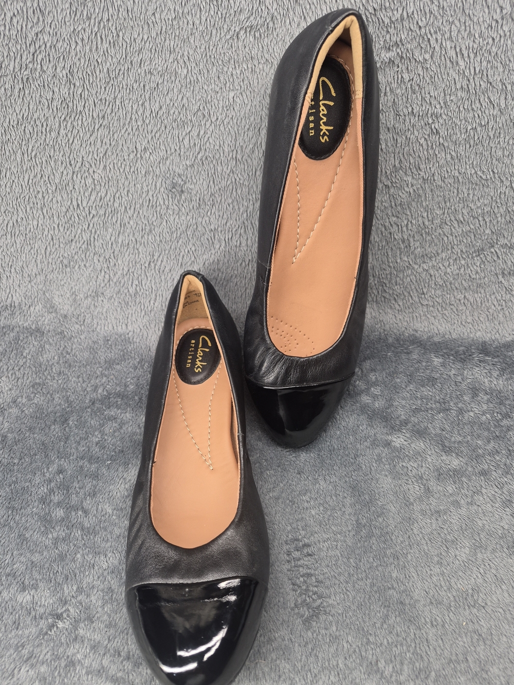 Clark’s Artisan Alitay Susan Black Leather flats size 7.5 dressy classic